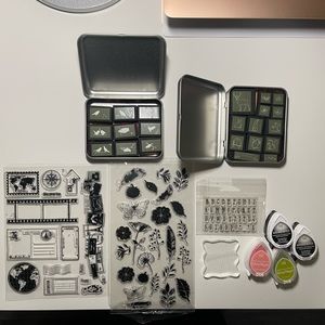 Cute stamp + ink set